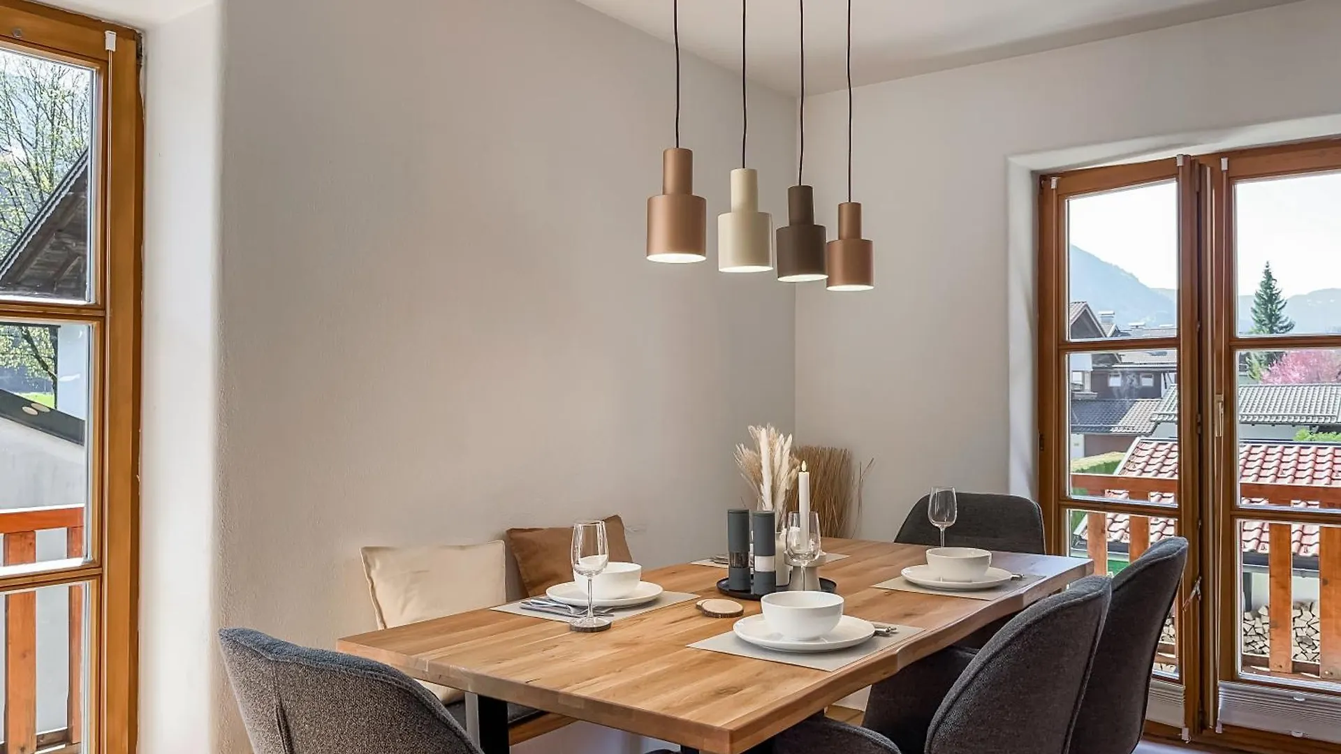 Apartment Fuer 6 - Bergblick, Balkon, Kamin, Kino, Yoga, Parkplatz Garmisch-Partenkirchen 0*,